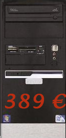 INNOBO E6600 - INTEL® PENTIUM® DUAL CORE E6600, RAM 4096Mb DDR3, HDD 500Gb S-ATA, DVD+-RW DL, LECTOR DE TARJETAS 15 EN 1 SISTEMA OPERATIVO W7.